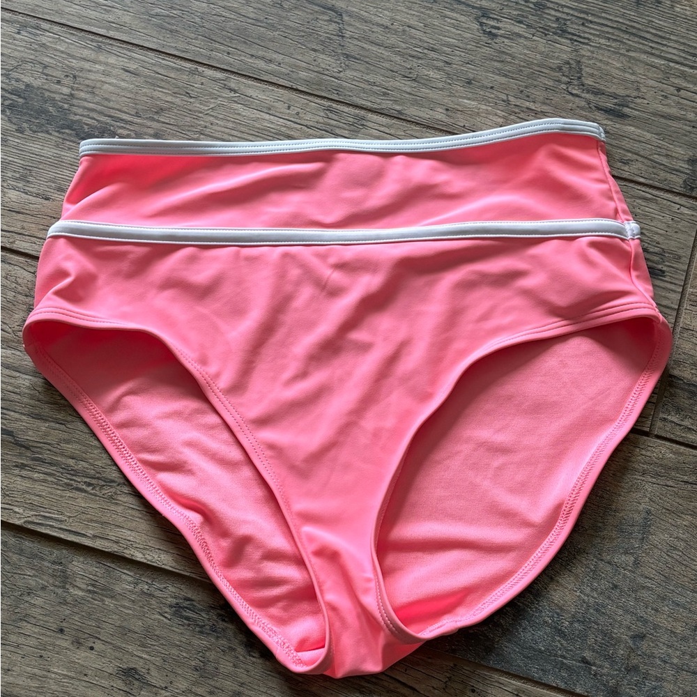 Old Navy Pink Swim Bottoms Classic Brief Cut